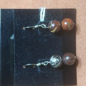 1-1/4" Red Jasper Earings